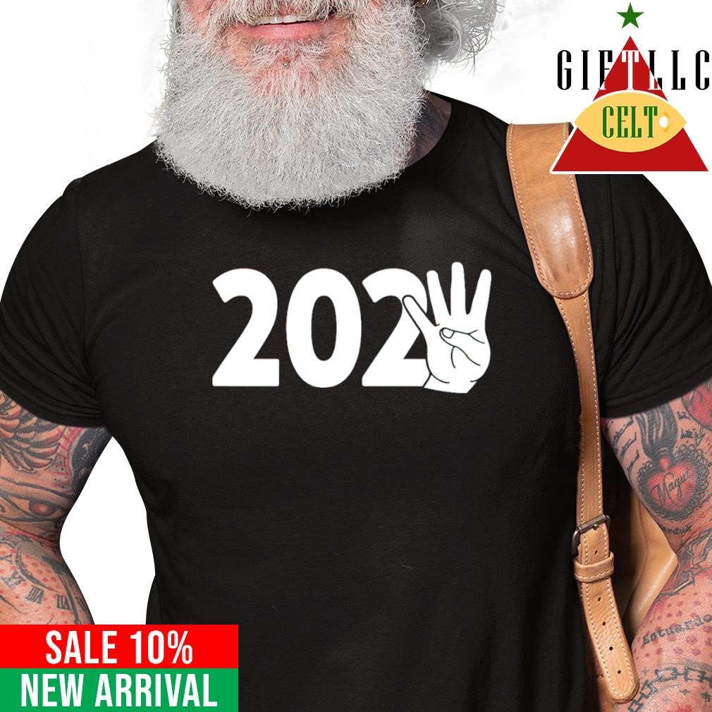 Happy New Year 2024 hand four shirt - T-Shirt AT Fashion LLC